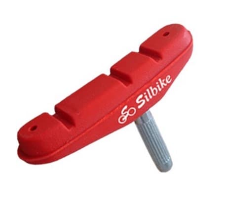 SAPATA DE FREIO PINO VERMELHA SILBIKE ST12-2