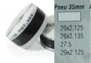 FITA ANTI FURO 29 MTB 35MM BRANCA STTONES LARGA