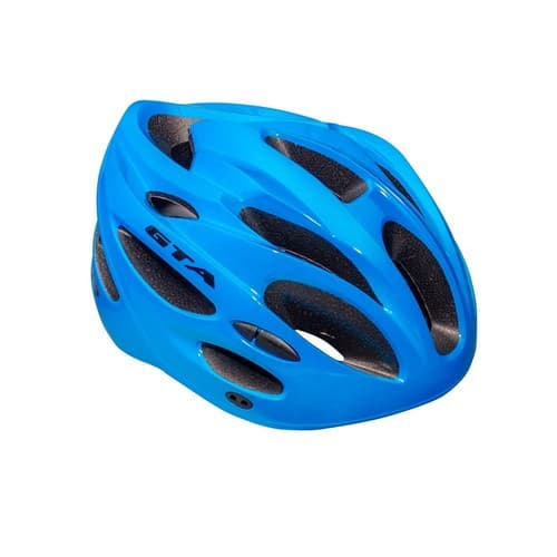 CAPACETE INMOLD GTA START 58/62 AZUL C/SINALIZADOR