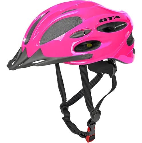 CAPACETE INMOLD GTA START 58/62 ROSA C/SINALIZADOR