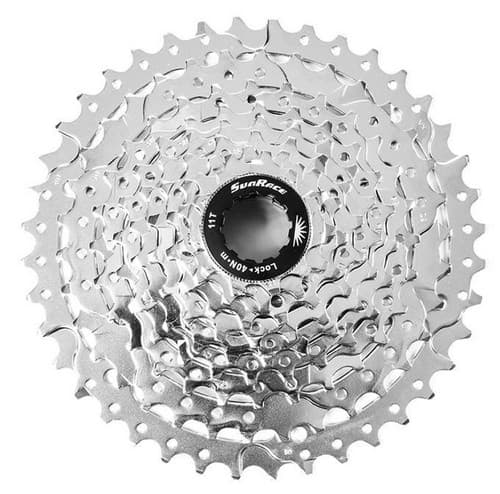 CASSETE 9V (11-40) M980 CROMADO SUNRACE