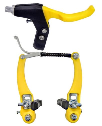 FREIO VBRAKE NYLON PINO COMPL.AMARELO YD-V09
