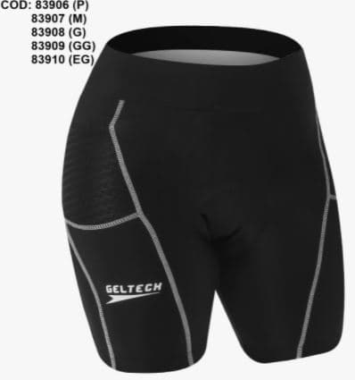 BERM. MASC. FLEX C/BOLSO FORRO GEL PTO 'M' GELTECH