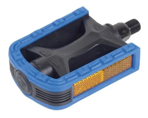 PEDAL BICOLOR NY 1/2 SUECO AZUL ROYAL CICLO