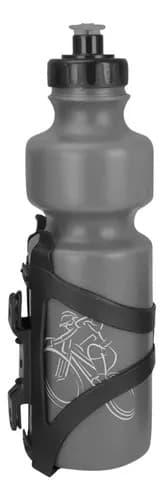 GARRAFA 750ML PLAST CINZA C/ SUP