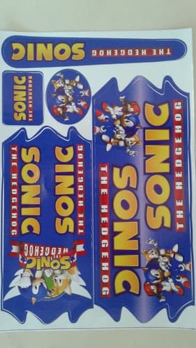 ADESIVO CARTELA SONIC