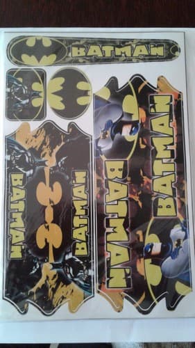 ADESIVO CARTELA  BATMAN