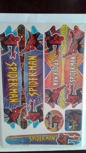 ADESIVO CARTELA HOMEM ARANHA