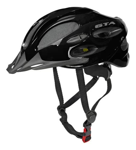 CAPACETE INMOLD GTA START 58/62 PRETO C/SINALIZADOR