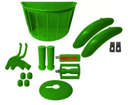 KIT ACESS 16 VERDE C/CESTA/PEDAL AMR