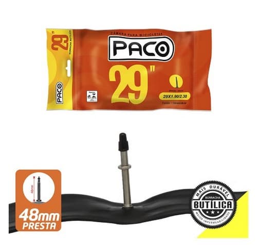 CAMARA 29X1.95/2.125 VALV.PRESTA PACO