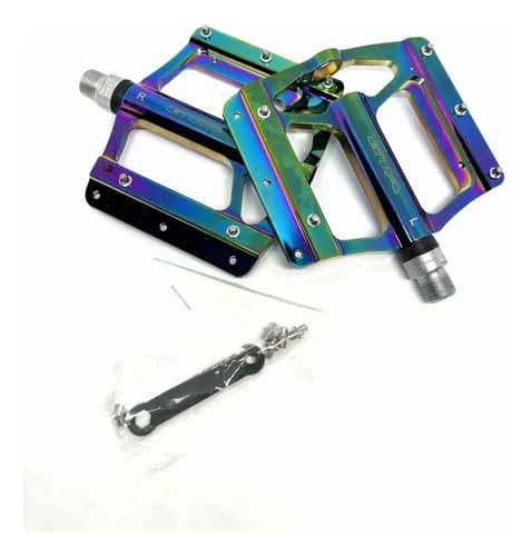 PEDAL 9/16 PLAT ALUM ROL/PINO/REMO CAMALEÃO GTA