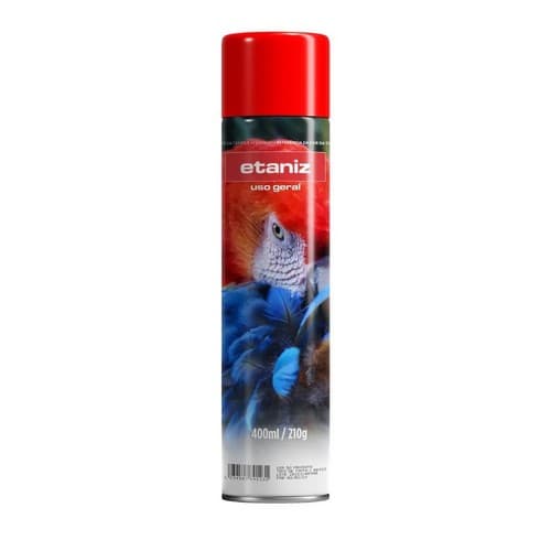 TINTA SPRAY ETANIZ VERM 400ML