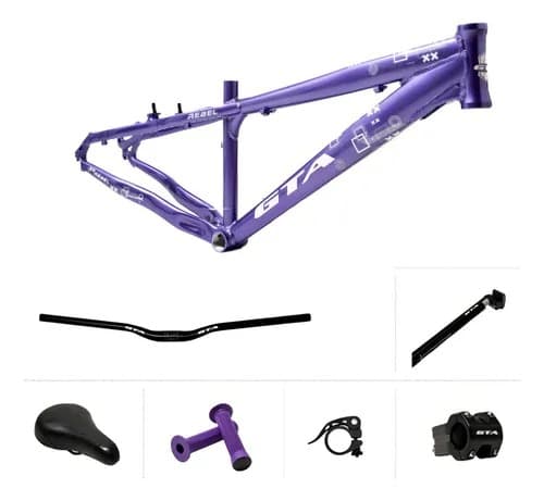 QUADRO 26 FREERIDE ROXO + KIT GTA