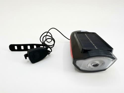 LANTERNA DIANT C/ BUZI 8132 VERM (USB E SOLAR)