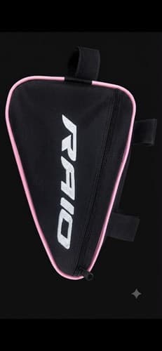 BOLSA TRIANGULO RAIO PTO/ROSA
