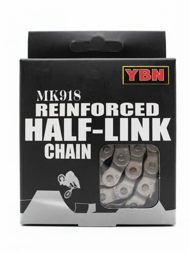 CORRENTE 1/2X1/8X102L GROSSA BMX CINZA YABAN HALF LINK