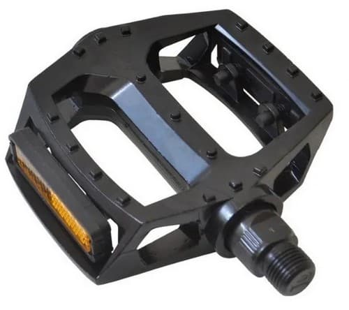 PEDAL 1/2 PLAT ALUM SUECO C/ESFERA PRETO GTA